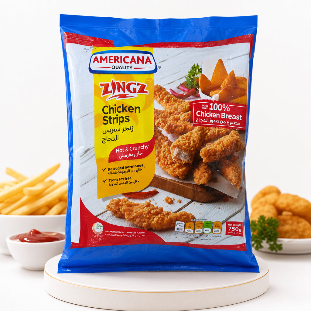 زنجز سترينجز الدجاج - ZINGZ Chicken Strips - Americana - حار