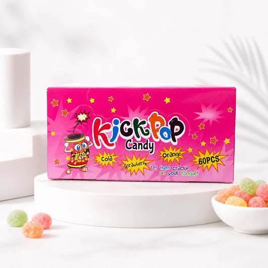 Candy - Kick Pop - حلاوه مفرقعه
باكيت٦٠ حبه
