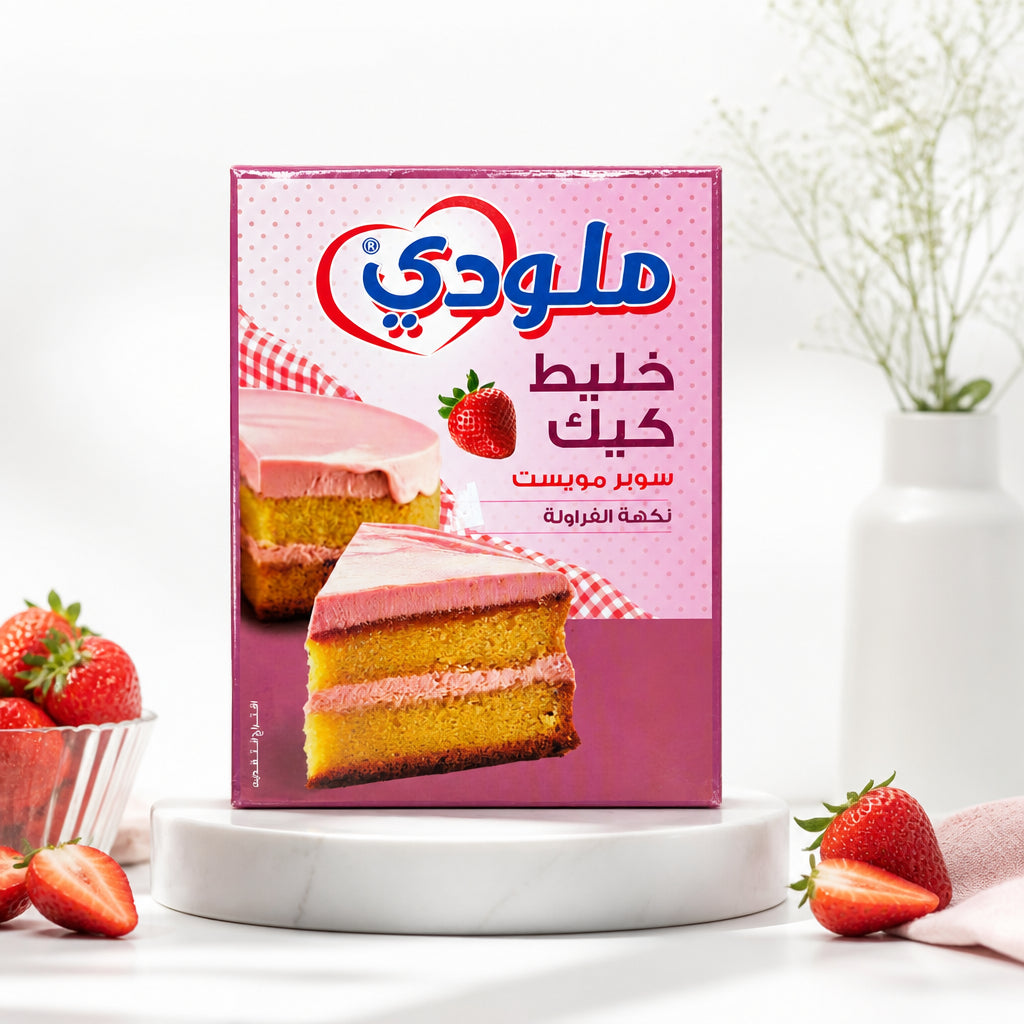 Cake Mix Strawberry -ملودي خليط كيك فروله