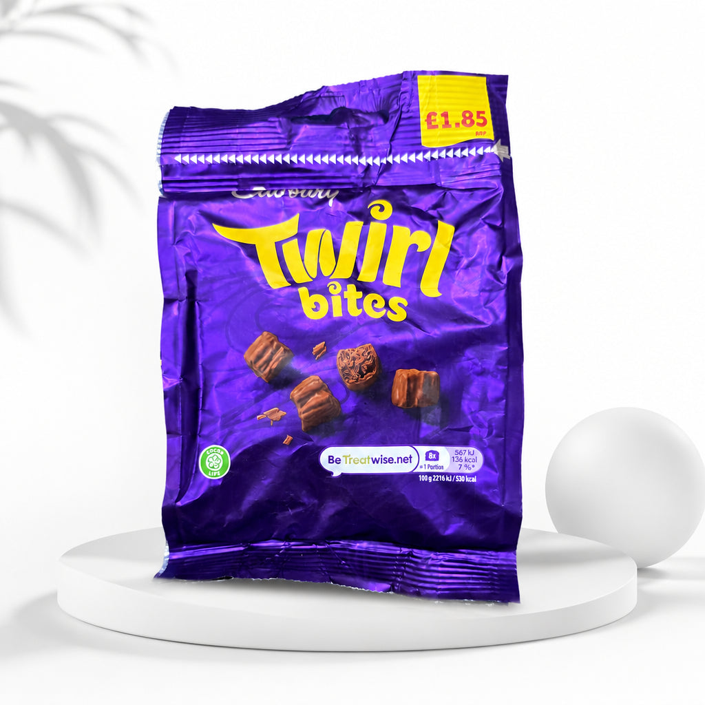 Twirl bites - Cadbury - شوكولاته الحليب توله المملكه المتحده