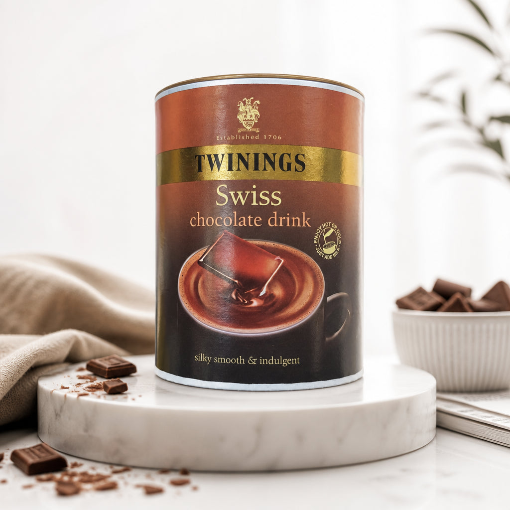 Swiss chocolate drink - TWININGS - مسحوق شراب شوكولاته سويسري 350 جرام