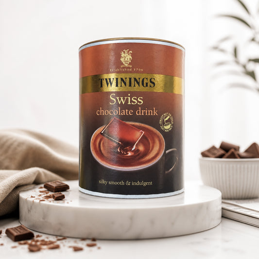 Swiss chocolate drink - TWININGS - مسحوق شراب شوكولاته سويسري 350 جرام