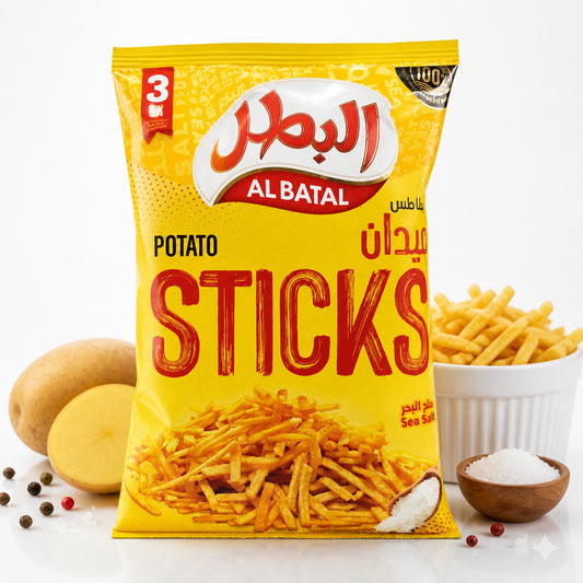 البطل عيدان بطاطس ٦ حبات دينار