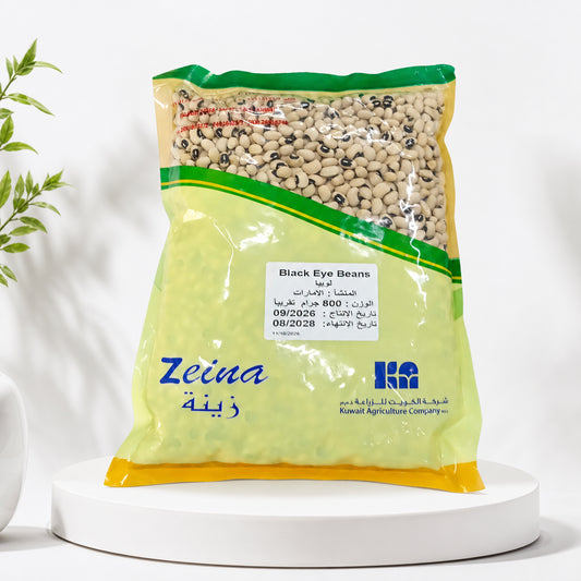 لوبيا - Black Eye Beans - Zeina -
الوزن 800 جرام
