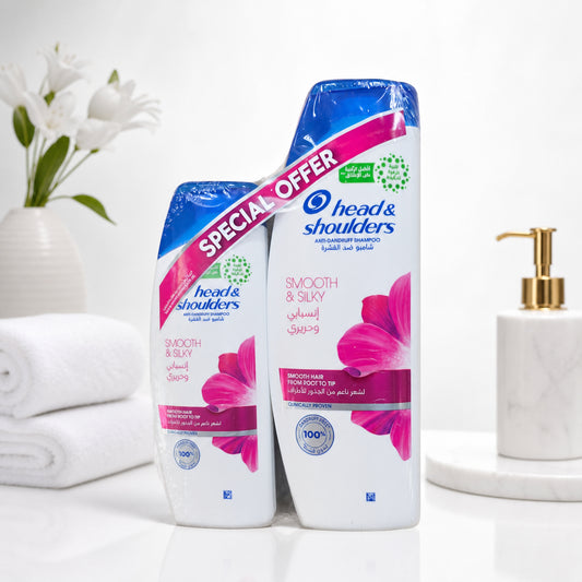 إنساني وحريري - Smooth & Silky - head & shoulders - شامبو هيد اند شولدرز 
حبه ١.٢٥٠