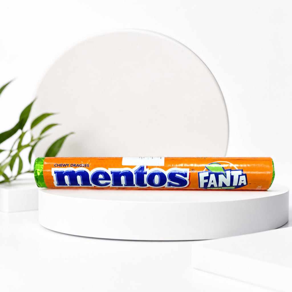 حلوى مينتوس برتقال - Mentos - المملكة المتحدة - ١٠ حبات