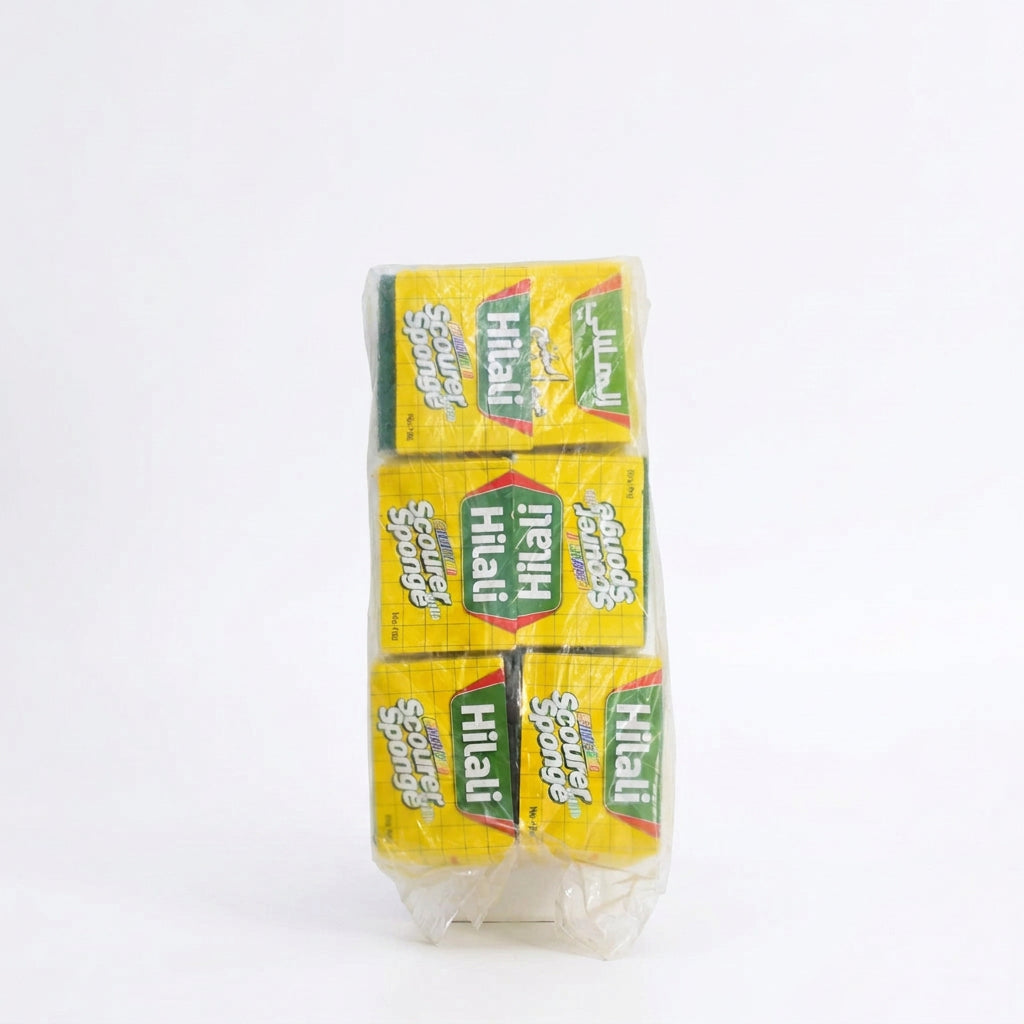 اسفنج صحون - Scouring Sponge - Hilali - اسفنج صحون ١٢ حبه