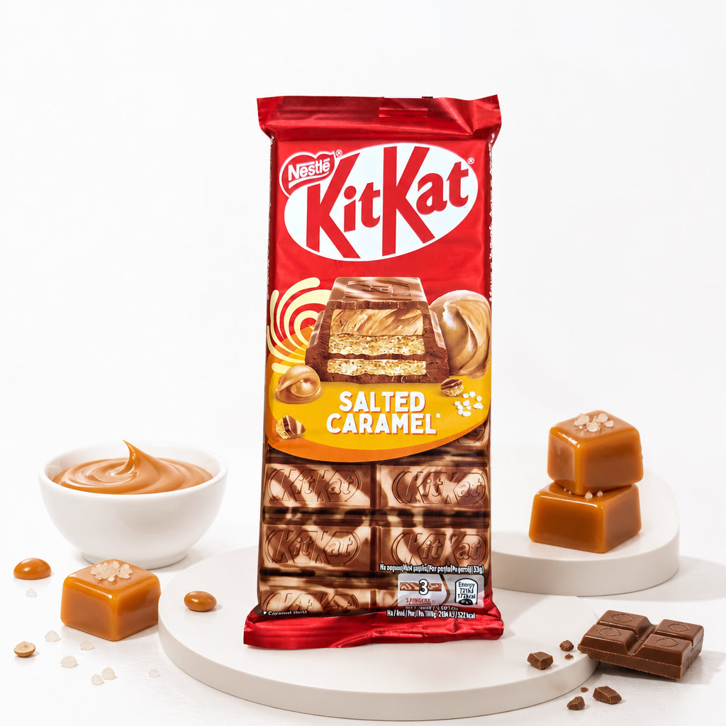 كتكات - KitKat - كتكات بنكهه الكرامل ١٠٠ جرام - المملكه المتحده
