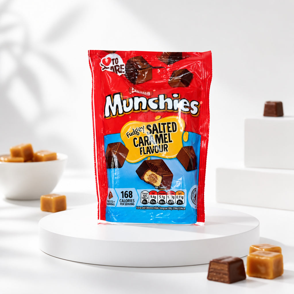 Nestle Munchies Fudgey Salted Caramel Flavour 97 g السعر الاصلي:1.200د.ك