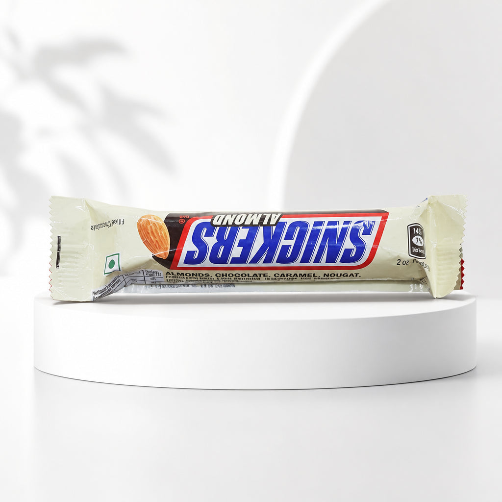 شوكولاته سنكرز ابيض - Snickers Almond -
المملكه المتحده