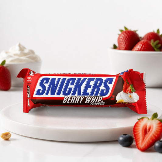 BERRY WHIP - SNICKERS - شوكولاته سنيكرز فراوله ٤٠ جرام