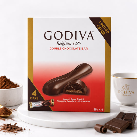 DOUBLE CHOCOLATE BAR - GODIVA - جوديفا اصبع شوكولاته ١٤٠ جرام