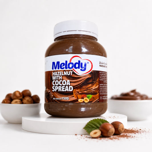ملودي كريمه البندق - Hazelnut with Cocoa Spread - Melody