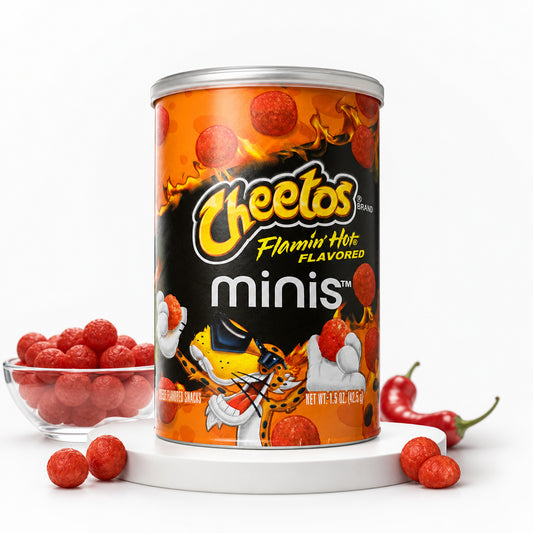 Cheetos Flamin' Hot Minis -شيتوس حار نار مينيز مقرمشات بنكهة الجبن 43 g
