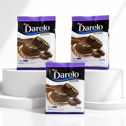 ETI Darelo Intense Chocolate Covered Cream Filled Cake 144 g السعر الاصلي:2.850