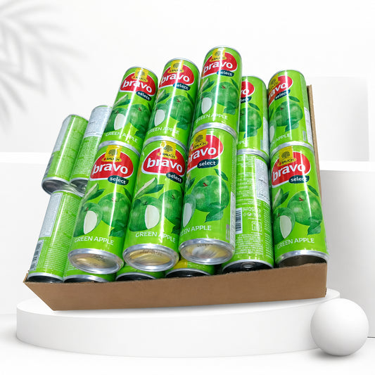 GREEN APPLE - bravo - عصير رواخ تفاح