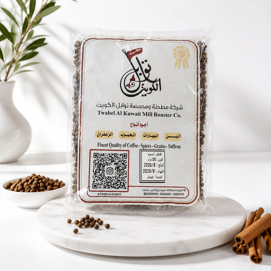 فلفل اسود حب - Whole Black Pepper - 
الوزن 250 جرام