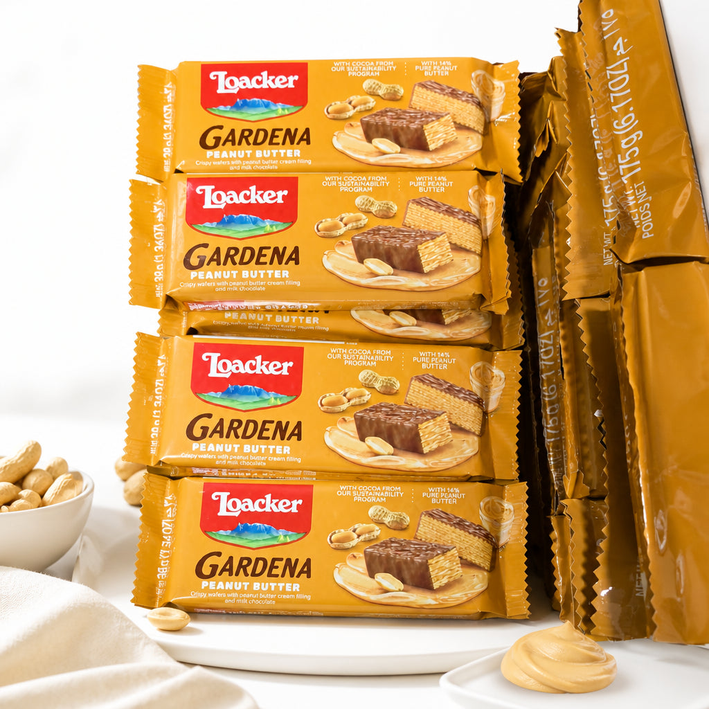 Loacker Gardena Peanut Butter بسكويت اولكر بزبدة الفول السوداني
