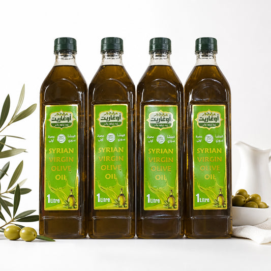 زيت زيتون - SYRIAN VIRGIN OLIVE OIL - زيت زيتون عصره اولى على البارد 
الوزن لتر 1
المنشأ سوريا