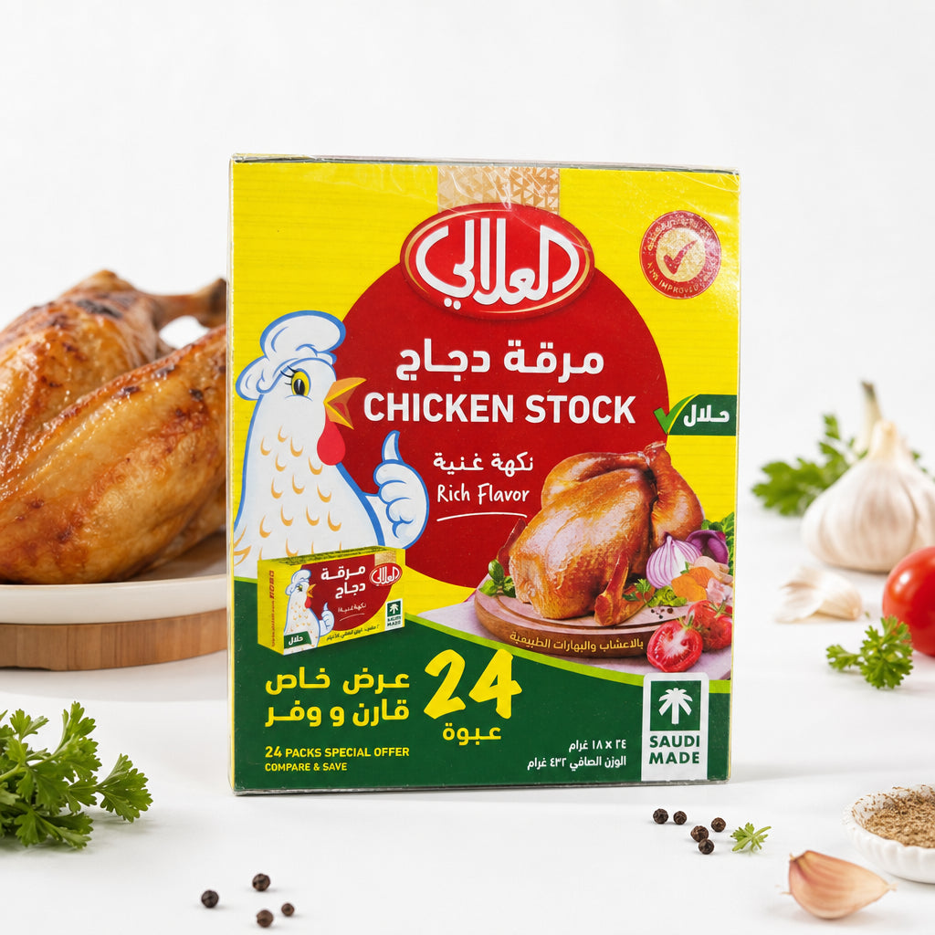 مرقة دجاج العلالى ٢٤ عبوة الباكيت دينار