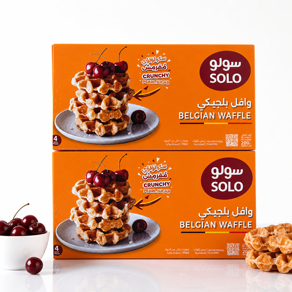 وافل بلجيكي 6 باكيت 24 قطعة دينار