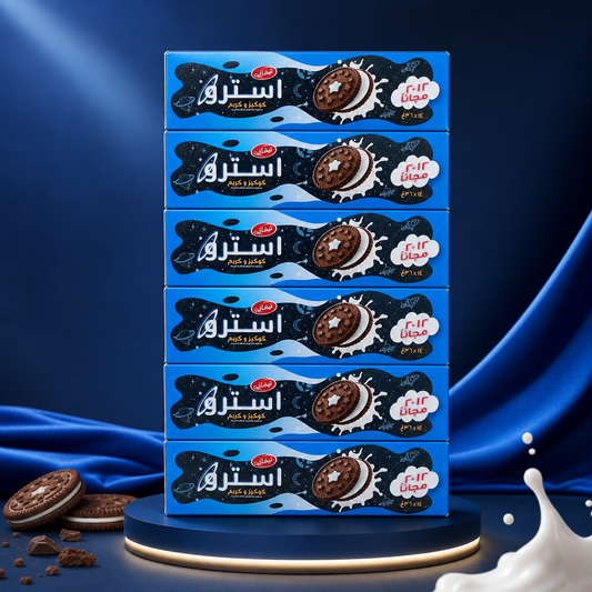 بسكويت استرو كوكيز وكريم
