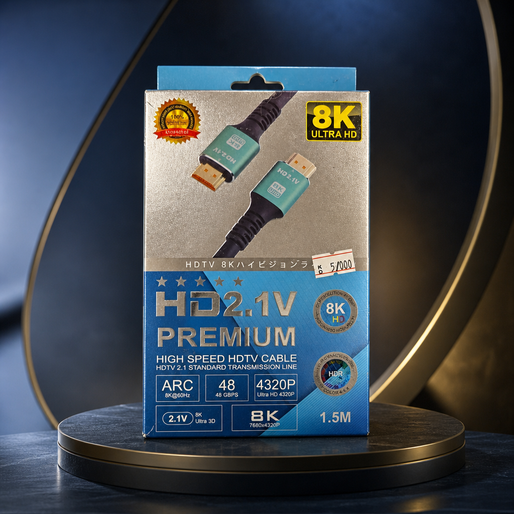 كابل HDMI متر ونص الحبه ٧٥٠ فلس ١