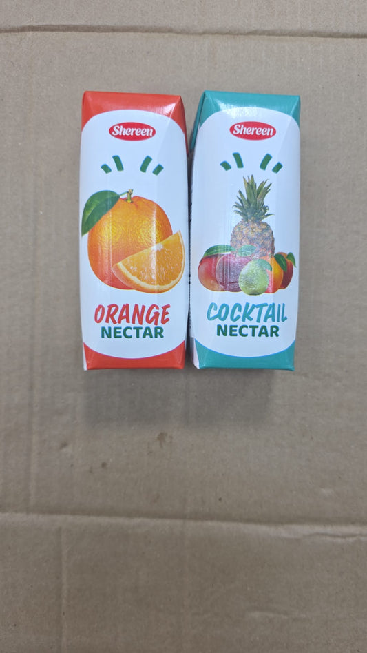 عصير شرين كوكتيل وبرتقال - ORANGE NECTAR - Shereen -١٢ حبه